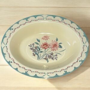 Lenox The European Garden Collection Perennial Garden 13" Oval Serving Platter